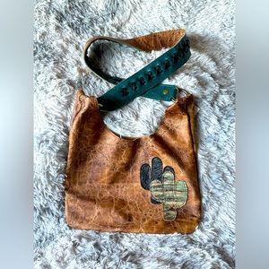 Real Leather Crossbody Bag